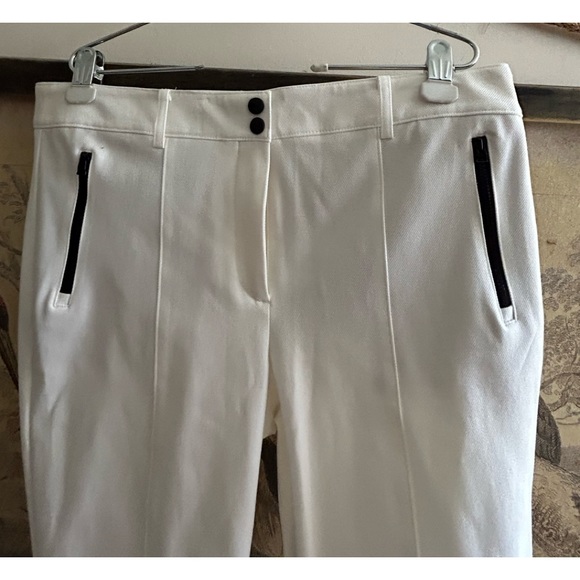 New Talbots Soft White slightly tapered pants SZ 12 - Picture 3 of 10